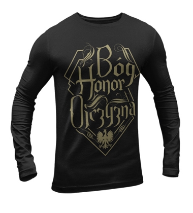 Bluzka termoaktywna B-H-O NAPIS PIASKOWY